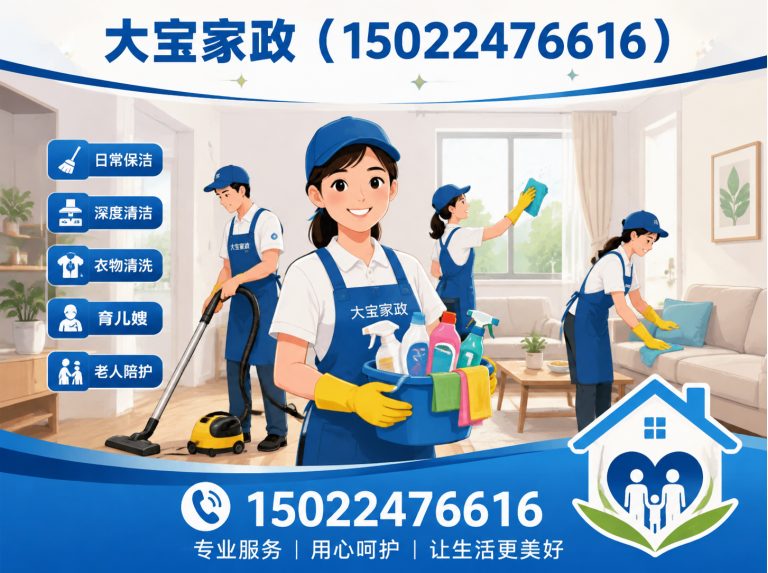 河东区大宝家政展示图